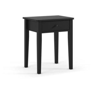 Čierny matný nočný stolík Bart – Marckeric vyobraziť