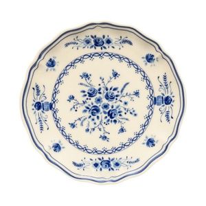 Modrý/béžový dezertný kameninový tanier ø 17 cm Vila – Costa Nova vyobraziť