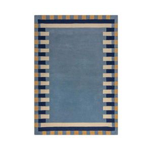 Flair Rugs VLNENÝ KOBEREC, 160/230 cm modrá, žltá vyobraziť
