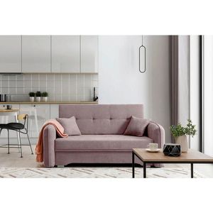 MID.YOU ROZKLADACIA POHOVKA, textil, ružová vyobraziť