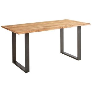 P & B JEDÁLENSKÝ STÔL, akácia, čierna, farba akácie, 200/100/76 cm vyobraziť