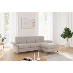 Sit & More ROHOVÁ SEDAČKA, textil, sivobéžová vyobraziť