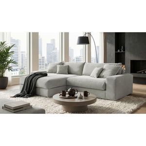 Livetastic ROZKLADACIA ROHOVÁ SEDAČKA, textil, béžová vyobraziť