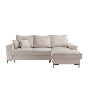 P & B ROHOVÁ SEDAČKA, textil, béžová vyobraziť
