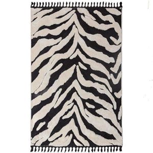 Flair Rugs KOBEREC S VYSOKÝM VLASOM, 160/230 cm čierna vyobraziť