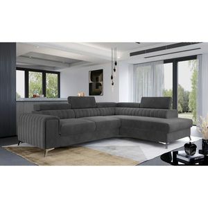 MID.YOU ROHOVÁ SEDAČKA, textil, antracitová vyobraziť