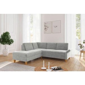 Sit & More ROHOVÁ SEDAČKA, textil, svetlosivá vyobraziť