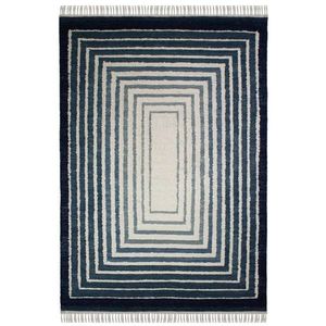 Flair Rugs RUČNE TKANÝ KOBEREC, 160/230 cm modrá vyobraziť