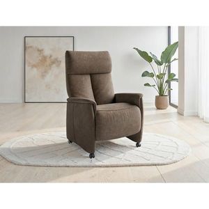 Sit & More RELAXAČNÉ KRESLO, textil, hnedá vyobraziť