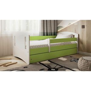 MID.YOU POSTEĽ PRE DETI A MLÁDEŽ 80/140 cm, zelená, biela vyobraziť