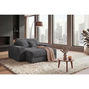 Livetastic XXL KRESLO, textil, antracitová vyobraziť