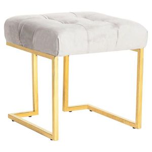 TABURETKA, kov, textil, 48/48/48 cm vyobraziť