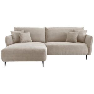 P & B ROHOVÁ SEDAČKA, textil, béžová vyobraziť