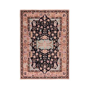 Flair Rugs TKANÝ KOBEREC, 120/170 cm ružová, čierna vyobraziť