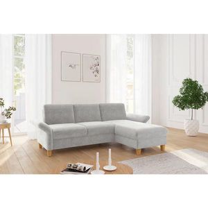 Sit & More ROHOVÁ SEDAČKA, textil, svetlosivá vyobraziť
