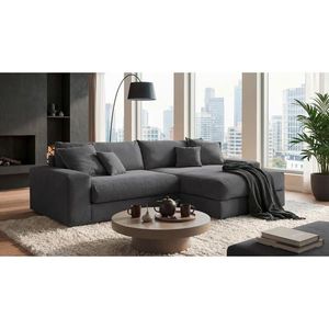 Livetastic ROHOVÁ SEDAČKA, textil, antracitová vyobraziť