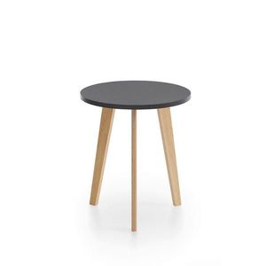 MID.YOU KONFERENČNÝ STOLÍK, čierna, kompozitné drevo, 50/45, 8 cm vyobraziť