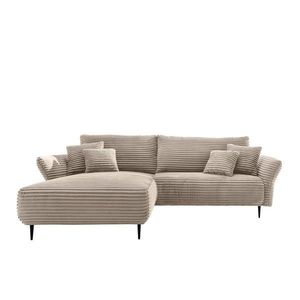 P & B ROHOVÁ SEDAČKA, textil, cappuccino vyobraziť