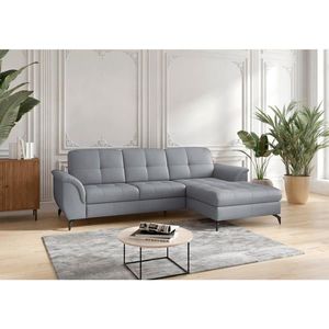 Sit & More ROHOVÁ SEDAČKA, koža, sivomodrá vyobraziť
