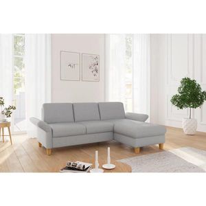 Sit & More ROHOVÁ SEDAČKA, textil, svetlosivá vyobraziť
