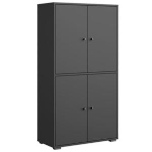 P & B SKRINKA NA TOPÁNKY, čierna, 70/131/33 cm vyobraziť