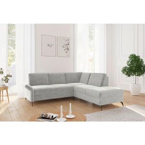 Sit & More ROHOVÁ SEDAČKA, textil, svetlosivá vyobraziť