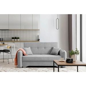 MID.YOU ROZKLADACIA POHOVKA, textil, svetlosivá vyobraziť