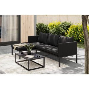 Ambia Garden TERASOVÁ SEDACIA SÚPRAVA 3-dielne, kov, textil vyobraziť