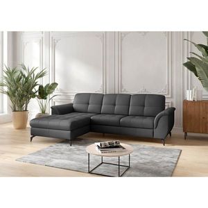 Sit & More ROHOVÁ SEDAČKA, koža, čierna vyobraziť