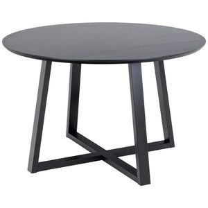 P & B JEDÁLENSKÝ STÔL, dub, čierna, 120/75 cm vyobraziť