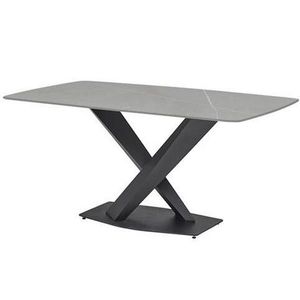 P & B JEDÁLENSKÝ STÔL, sivá, čierna, 180/90/75 cm vyobraziť