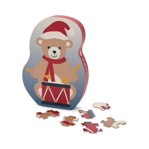 Detské puzzle »Vianočný medvedík« vyobraziť