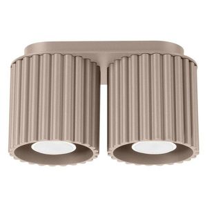 Taupe kovové bodové svietidlo 10x21 cm Zora – Sollux vyobraziť