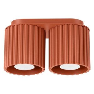 Kovové bodové svietidlo v terakotovej farbe 10x21 cm Zora – Sollux vyobraziť