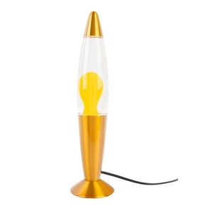 Žltá sklenená lávová lampa (výška 35, 5 cm) Funky Rocket Lava – Leitmotiv vyobraziť