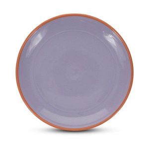 Oranžový/fialový dezertný kameninový tanier ø 18 cm Duo – ONA vyobraziť