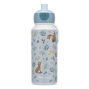 Svetlomodrá plastová detská fľaša 400 ml Forest Friends – Mepal vyobraziť