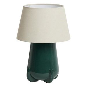Zelená/slonovinová keramická stolová lampa (výška 45, 5 cm) Odra – Kave Home vyobraziť