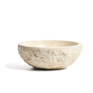 Béžové kamenné okrúhle umývadlo ø 40 cm Orvane – Kave Home vyobraziť