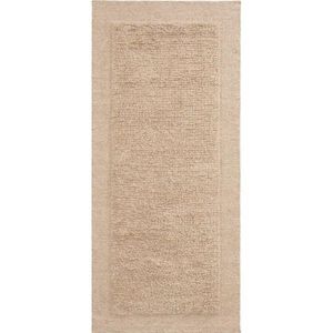 Béžový ručne tkaný vlnený behúň 80x200 cm Marely – Kave Home vyobraziť