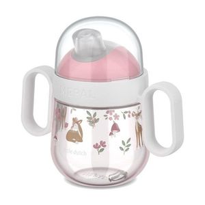 Svetloružový plastový detský hrnček 200 ml Fairy Garden – Mepal vyobraziť