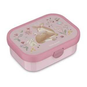 Svetloružový plastový detský desiatový box Fairy Garden – Mepal vyobraziť