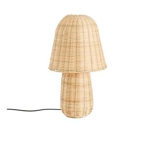 Ratanová stolová lampa v prírodnej farbe (výška 65 cm) Neuda – Kave Home vyobraziť