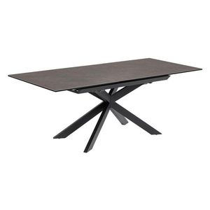 Rozkladací jedálenský stôl s prídavnou doskou s keramickou doskou 90x160 cm Atminda – Kave Home vyobraziť