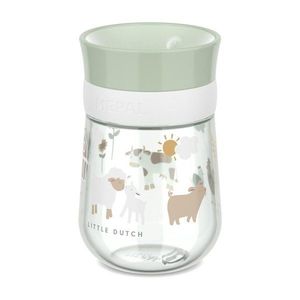 Svetlozelený plastový detský hrnček 300 ml Little Farm – Mepal vyobraziť
