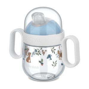 Svetlomodrý plastový detský hrnček 200 ml Forest Friends – Mepal vyobraziť