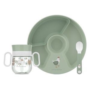 Plastová detská jedálenská súprava 3 ks Little Farm – Mepal vyobraziť