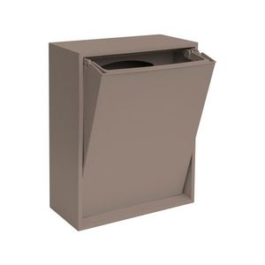Svetlohnedý odpadkový kôš na triedený odpad/nástenný z recyklovaného plastu Recycling Box – ReCollector vyobraziť
