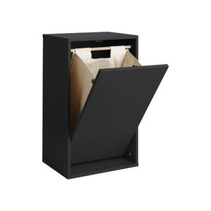 Čierny nástenný kôš na bielizeň Laundry Box – ReCollector vyobraziť