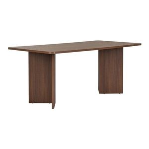 Jedálenský stôl v dekore orecha 90x180 cm Linza – Kalune Design vyobraziť